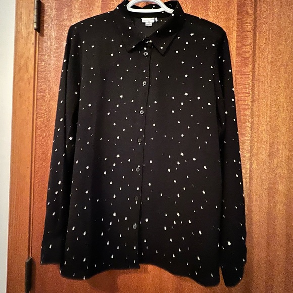 Jacqueline de Young long sleeve button up shirt - Picture 3 of 3